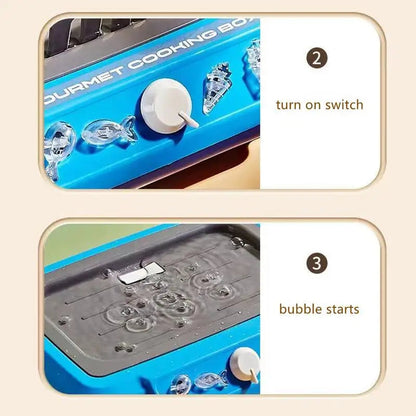 DIY Kitchen Cooking toy Set with 20pcs Multi-functional Induction Children's Play House Food Toys for Parent-child fuuny Gifts Good Vibrations