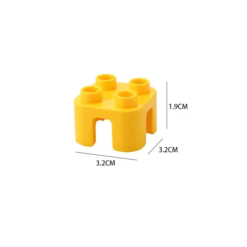 Big Building Blocks Play House Furniture Accessories Indoor Utensil Bed Compatible Large Bricks Assemble Toys Children Kids Gift Good Vibrations