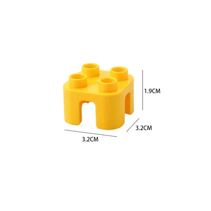 Big Building Blocks Play House Furniture Accessories Indoor Utensil Bed Compatible Large Bricks Assemble Toys Children Kids Gift Good Vibrations