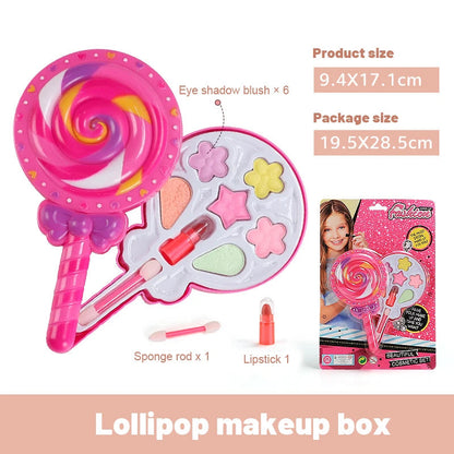 Girls Make Up Set Toys Beauty Makeup Tools Children Pretend Play Toys Safe Non Toxic Dressing Cosmetic Nail Polish Toys Gifts Good Vibrations