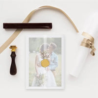 50 Sheets Pre-Folded Vellum Jackets For 5X7 Invitations,Vellum Wraps For 5 X 7 Wedding Invitations,Envelope Liners Good Vibrations