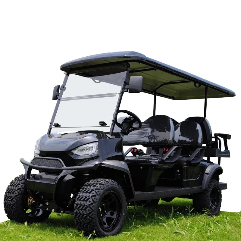 Factory ODM high-end 4-seater electric golf cart, amusement park reception vehicle, electric stroller, beach buggy Good Vibrations