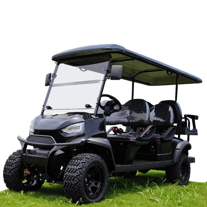 Factory ODM high-end 4-seater electric golf cart, amusement park reception vehicle, electric stroller, beach buggy Good Vibrations