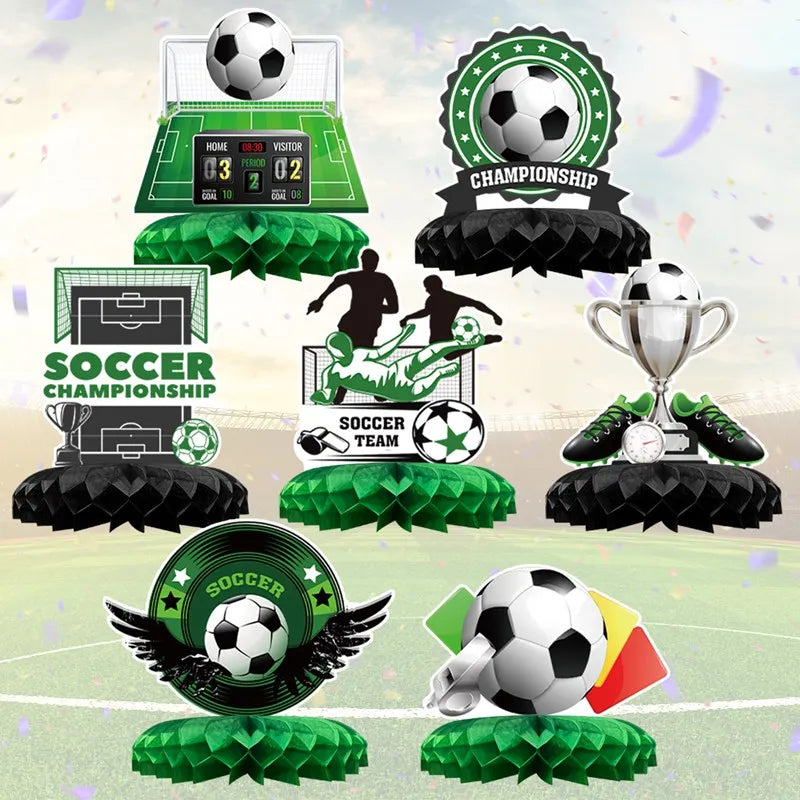 Football Party Disposable Tableware Boys Kids 1st Birthday Party Decorations Sports Soccer Theme Birthday Party Supplies Decor Good Vibrations