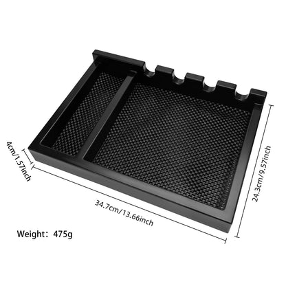 Barbershop Appliances Storage Hair Trimmer Holder Salon Hairdressing Clipper Tray Organizer Professional Styling Tools Supplies Good Vibrations