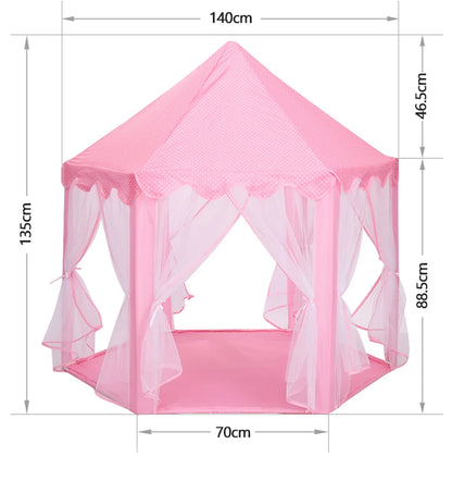 Portable Children's Tent for Kids Tent Toys Girls Princess Castle Tipi Infantil Children's House Vigvam Teepee Baby Tent Gifts Good Vibrations