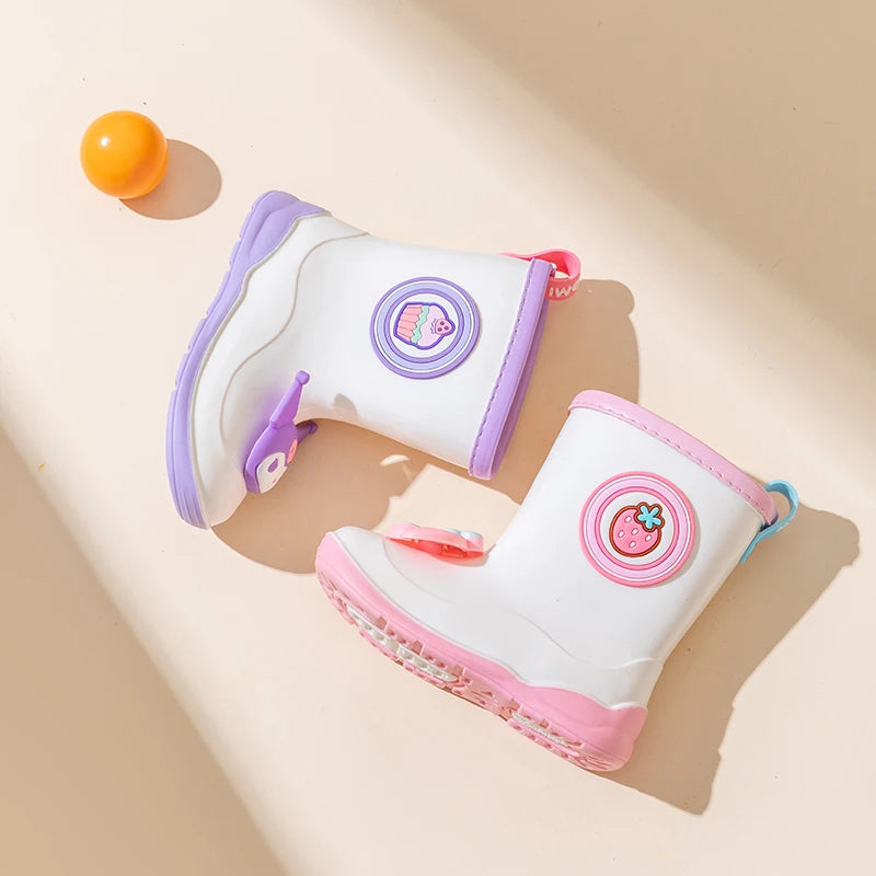 Sanrio genuine children's rain boots cute cartoon rain boots girls non-slip glue shoes Good Vibrations
