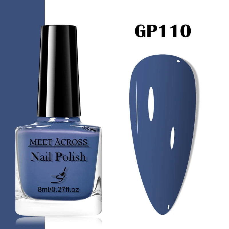 48 Colors Nail Polish Quick Dry No-bake Lasting Water-based Tearable Manicure Not Easy To Fade Semi-permanent Varnish Nail Art Good Vibrations