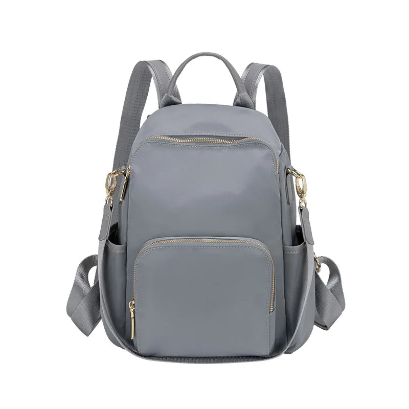 Women Backpack Fashion All-match Oxford Cloth Lady Business Travel Leisure Canvas Bag Girl Large-capacity Anti-theft Schoolbag Good Vibrations