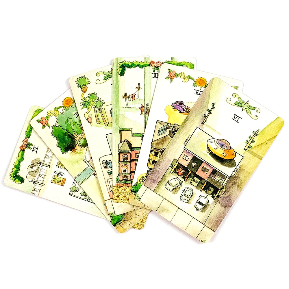 The Housing Tarot Cards 78 Cards English Version Divination Board Games Cards Game Family Gatherings Entertainment Tarot Cards Good Vibrations