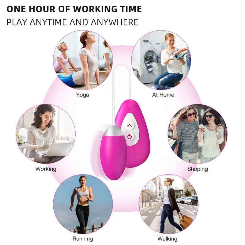 Egg Vibrator 10 Speeds Powerful Tight Vagina Dildo Vibrator For Women USB Rechargeable Female Masturbator Sex Toys Good Vibrations Adult Super Store