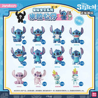 Lilo & Stitch Disney Jandoon Original Blind Box Angel Scrump Doll Rice Grain Mini Action Figure Model Toy Surprise Ornament Gift Good Vibrations