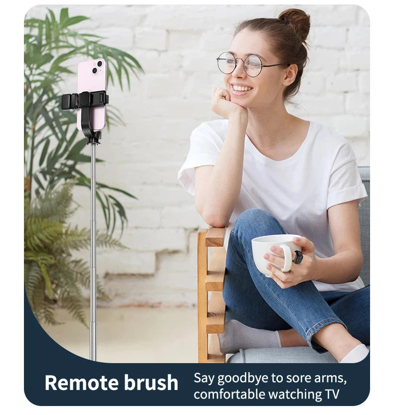 Multi-function Automatic Remote Control Portable Selfie Browse Video Read E-books Fingertip Controller for Mobile Phone Good Vibrations