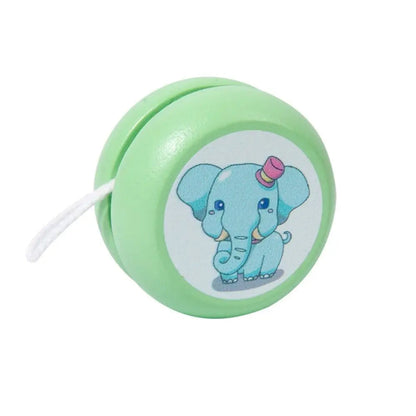 Fashion Wooden 2A Yoyo Toy Brainstorming Beginner Yoyo Ball Concentration Cartoon Nostalgic Toys Children Good Vibrations