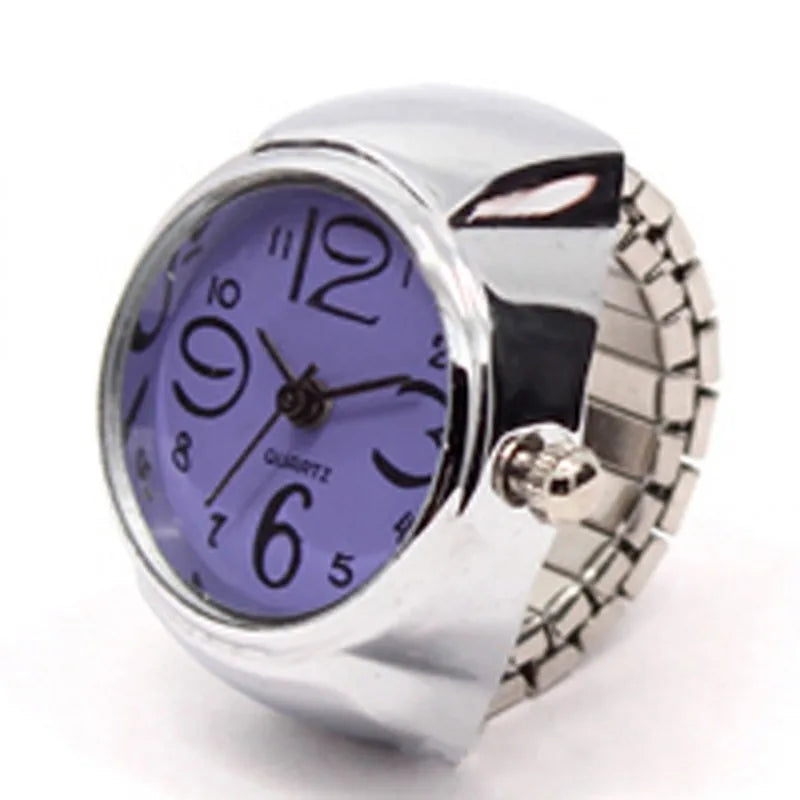 Fashion Rings Finger Watches for Women Men 2025 Fashion Party Quartz Watches Unisex Couple Rings Jewelry Gifts Good Vibrations