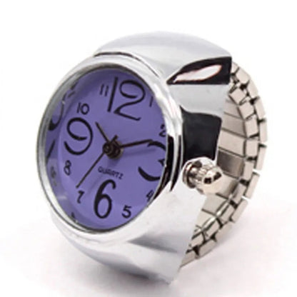 Fashion Rings Finger Watches for Women Men 2025 Fashion Party Quartz Watches Unisex Couple Rings Jewelry Gifts Good Vibrations