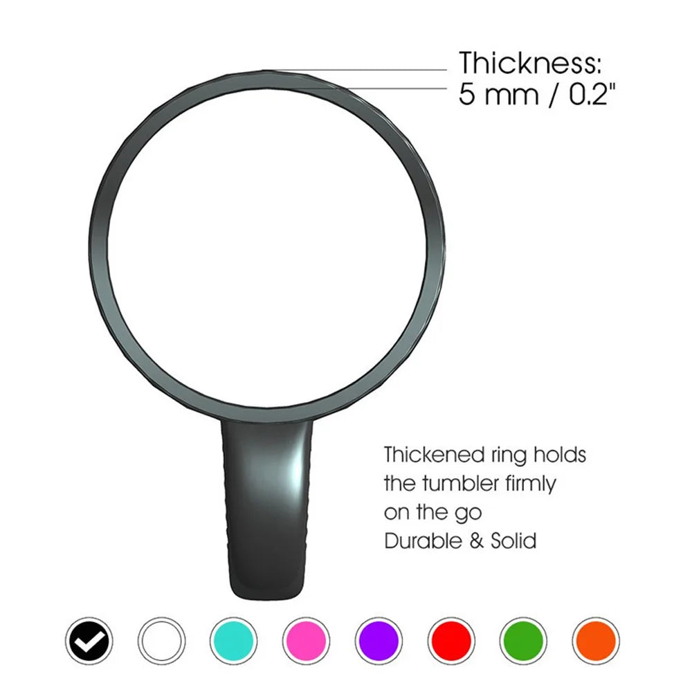 20/30oz Tumbler Handle Water Thermos Bottle Holder Travel Drinkware Holder Coffee Cup Portable Insulated Bottles Accessories Good Vibrations