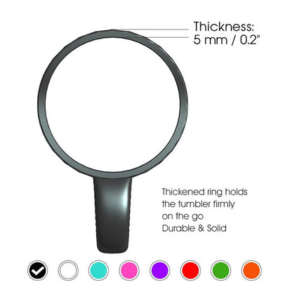 20/30oz Tumbler Handle Water Thermos Bottle Holder Travel Drinkware Holder Coffee Cup Portable Insulated Bottles Accessories Good Vibrations