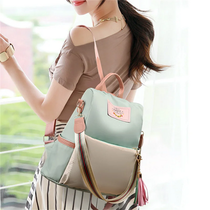 New High Quality Women's Shoulder Bag Large Capacity Oxford Cloth Bags Ladies Backpack Woman Color Tote Women Shoulder Backpacks Good Vibrations Adult Super Store