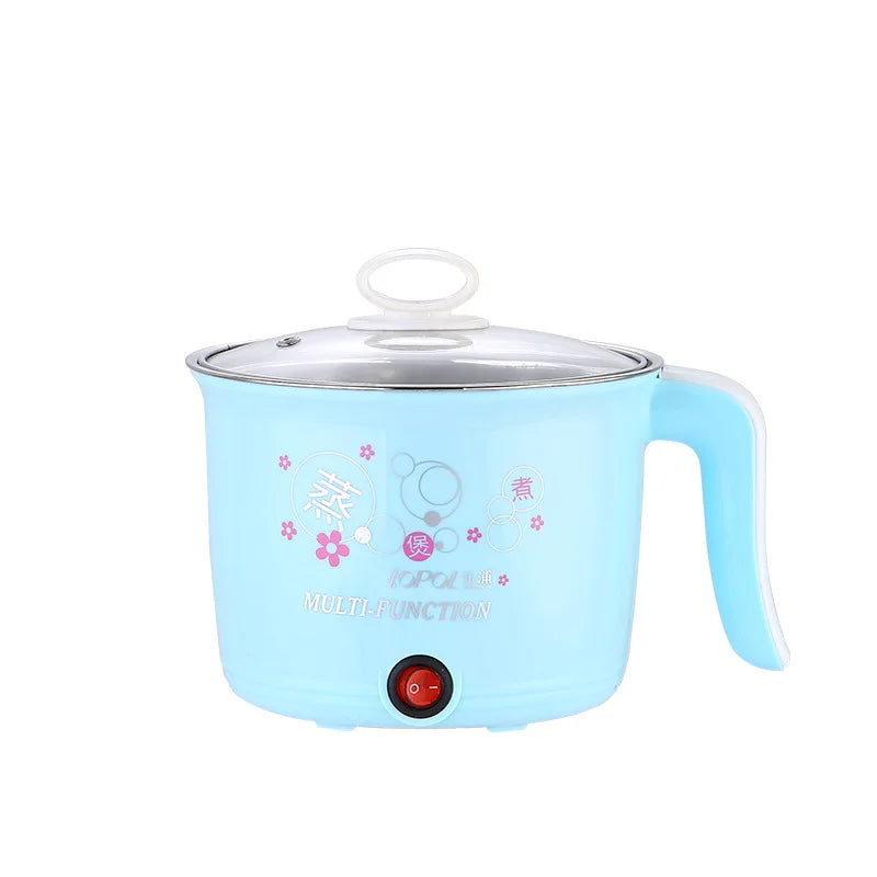 Multifunction Electric Cooker Hot Pot 1-2 People Heating Pan Multi Ramen Pot Machine Mini Rice Cook Kitchen Appliance Korea 220V Good Vibrations Adult Super Store
