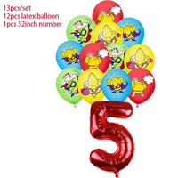 Superzings Birthday Party Decoration Balloon Banner Cake Topper SuperthingsTableware Birthday Party Supplies Baby Shower Good Vibrations