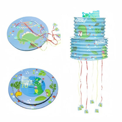 1pcs Dinosaur Party Theme Pinatas Boy Girl Kids Favor Piñata Birthday Party Decoration Baby Shower Toys DIY Paperboard Pinata Good Vibrations