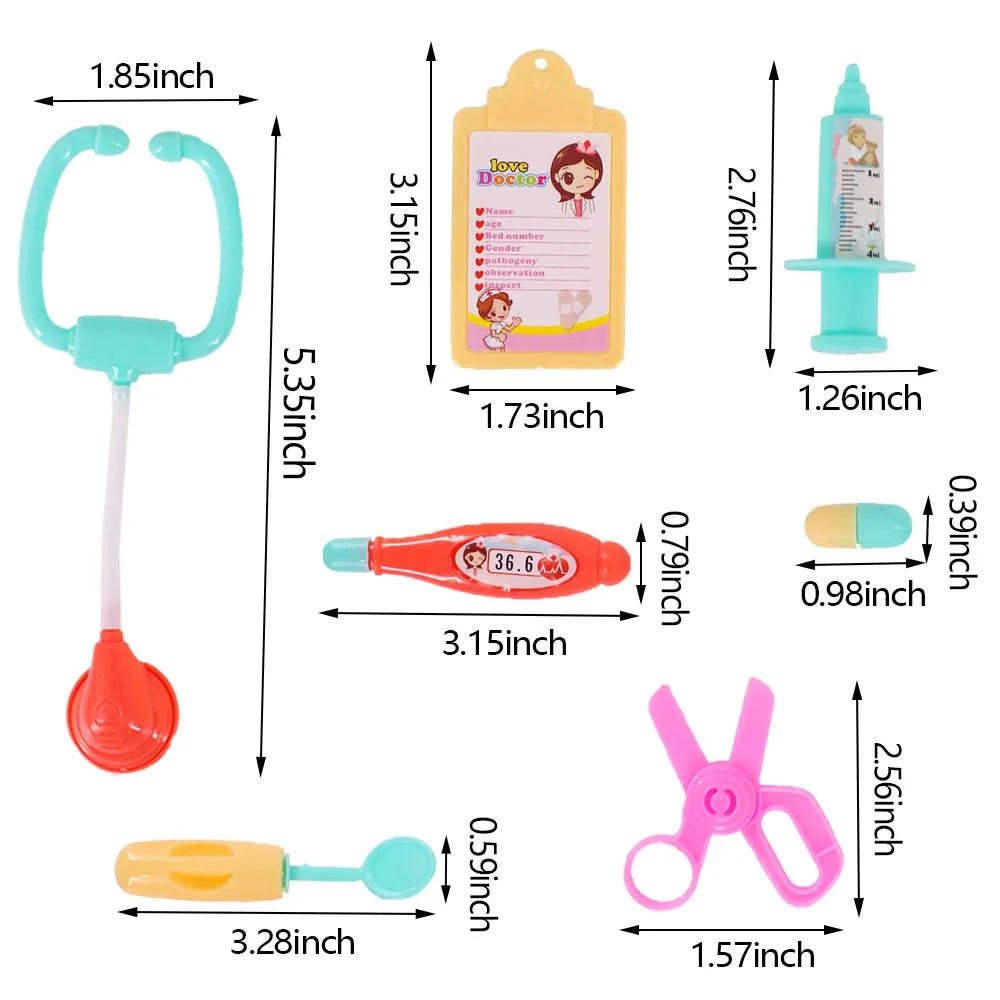 Doctor And Nurse Clothes, Mini Medical Equipment,Protective Suit,Uniform Suitable For 11.5 Inch Ken & 30cm Doll Accessories Good Vibrations