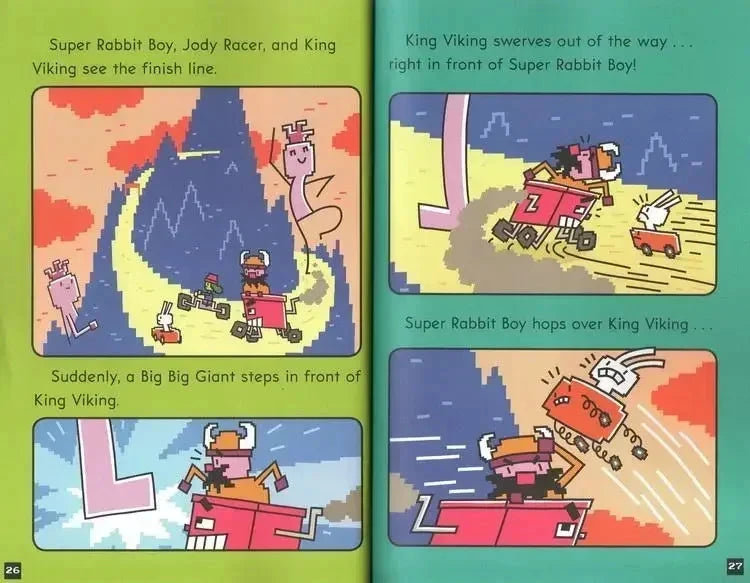 New New 14 Books/set Branches Children Cartoon for Kid Books English Press Start!Super Rabbit Boy Reading Edition Scholastic Good Vibrations