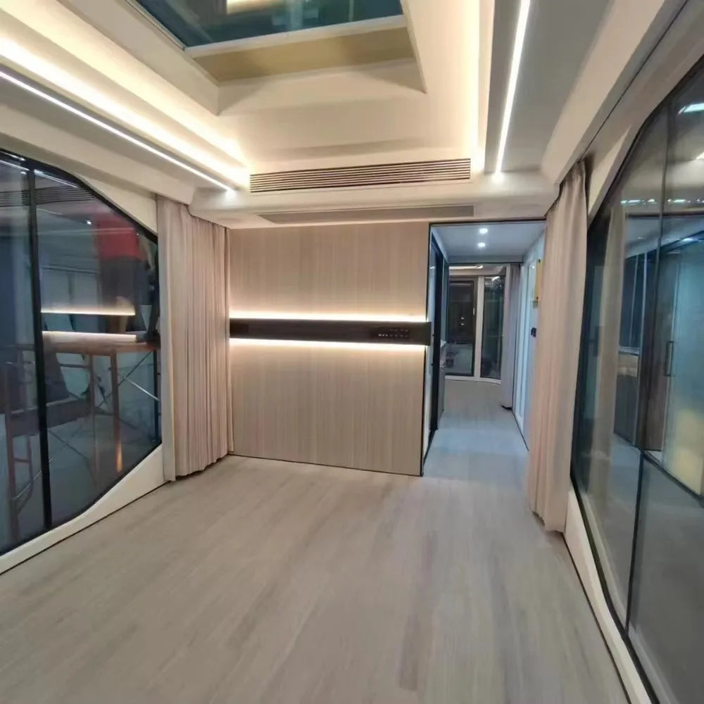 Tiny Homes Ready to Ship Steel Structure Building Sleep Pod Homes Capsule House Outdoor Hotel Room Good Vibrations