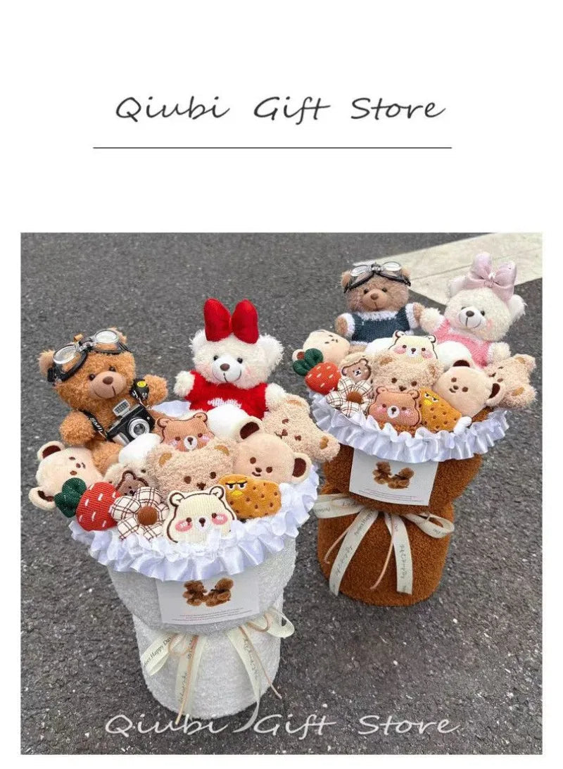 Birthday Gifts for Girlfriend - Cute Doll Bouquet Flowers, Lovely Surprise Present Idea for Her Special Day Good Vibrations