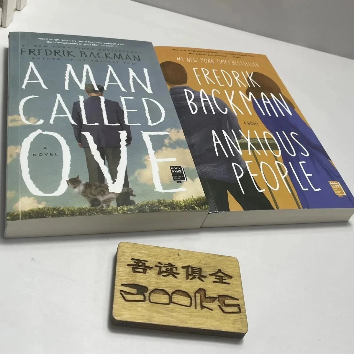 2Books Set by Fredrik Backman Anxious People And A Man Called Ove Book in English Libros Good Vibrations