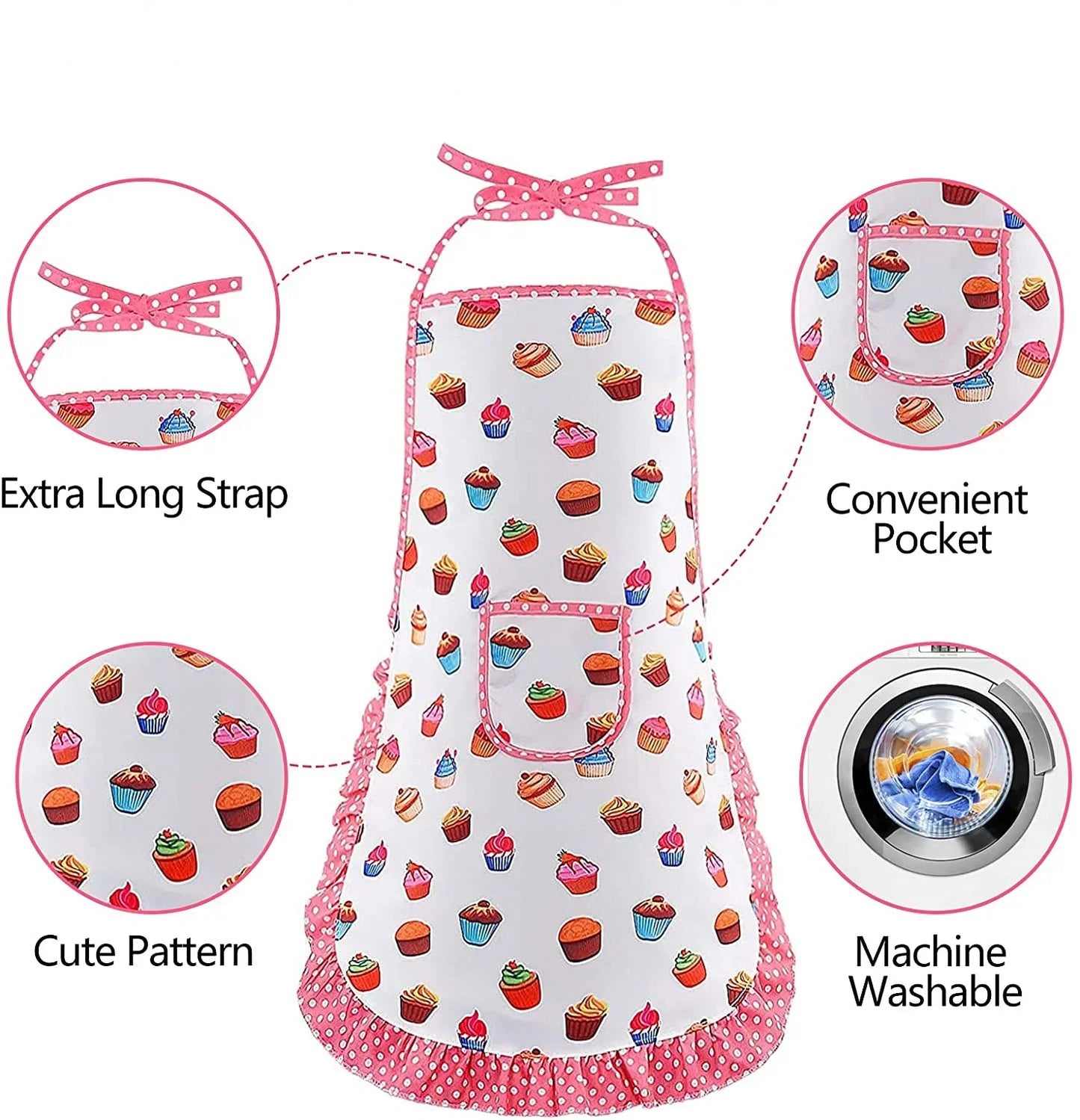 Apron for Little Girls 4/11Pcs Kids Kitchen Cooking Baking Pretend Play Set Simulation Pink Chef Baking Tool Play House Toys Good Vibrations