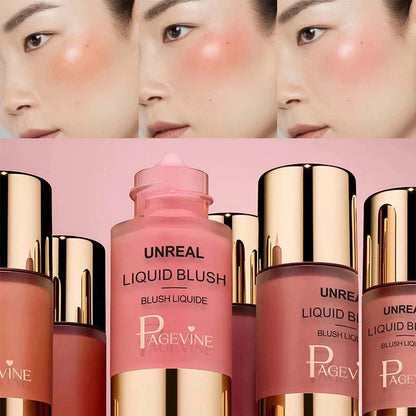 Liquid Blush Velvet Matte Eyeshadow Facial Pigment Lasting Powder Fender Beautiful Natural Cream Orange Peach Rare Blush Makeups Good Vibrations