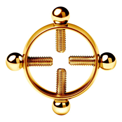 1Pcs Stainless steel cross nipple ring with adjustable nipple clip without piercing Good Vibrations