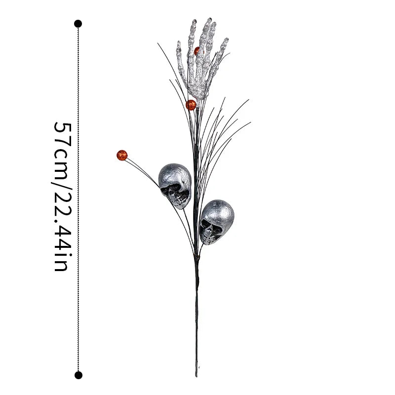 2026 Festival Party Decor Banquet Mini DIY Flower Branch for Halloween Christmas Thanksgiving Day Wedding Party Decorations 1pc Good Vibrations