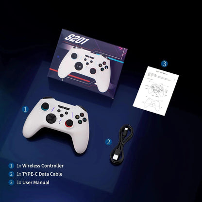 For Switch 2 Wireless Gamepad for NS/PC/Android/iOS Hall Trigger Gaming Controller Six Axis Motion Sensing Game Controllers New Good Vibrations