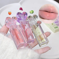 Plumping Jelly Lip Gloss Lasting Moisturizing Transparent Lip Oil Water Light Mirror Peach Lipstick Women Lips Makeup Cosmetics Good Vibrations