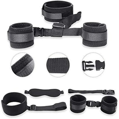 Handcuff Blindfold Sex Toy Set BDSM Bondage Sextoy for Adults