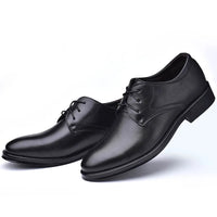 Men Formal Leather Shoes Black Pointed Toe Men Loafers Party Office Business Casual Shoes for Men Oxford Shoes Mens Dress Shoe Good Vibrations