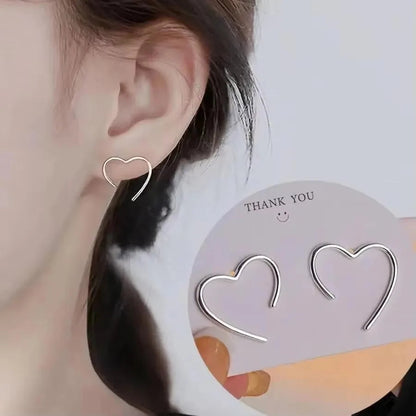925 Silver Needle Korean Fashion Zircon Geometric Earrings For Women Jewelry 2026 Trending Luxury Crystal Cross Stud Earrings Good Vibrations