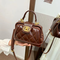 Elegant Ladies Tote Bag Luxury Leather Designer Crossbody Shoulder Handbags Women's Stylish Durable Casual Fashion Purse Good Vibrations