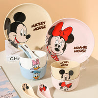 Mickey Minnie Ceramic Tableware Gift Couple Children's Home Cute High-Pretty Tableware Spoon Good Vibrations