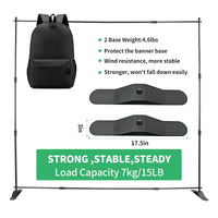 Adjustable Telescopic Backdrop Photography Background Stand Parties and Sessions Heavy Duty Stand Photoshoot Backdrop with Bag Good Vibrations