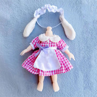 10 Styles Doll Clothes Dresses with Cartoon Hat Cute Fashion Skirts Plush Animals Mini Animal Doll Outfit Good Vibrations