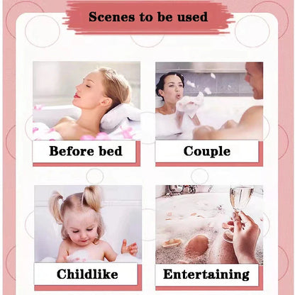 Strawberry Bathing Bomb Natural Mini Handmade Spa Bomb Bath Salt Ball Rich Essential Oils Moisturizing Dry Skin Relaxing Scent Good Vibrations