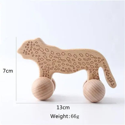 Wooden Cars Toys Maple Diy Crafts for Students Home Activities Montessori Grasping Teething Toy Newborn Birthday Gift Wood Block Good Vibrations