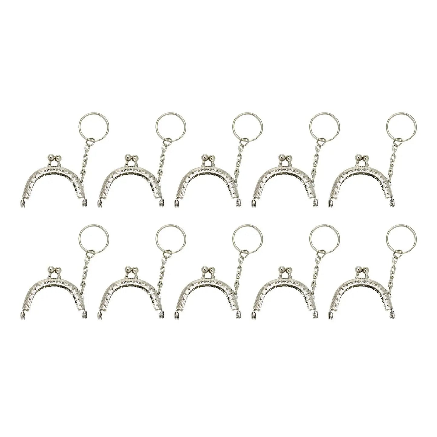 Purse clasp , 10Pcs 5cm Metal Purse  with , Coin Bag Accessories  for DIY Craft Good Vibrations