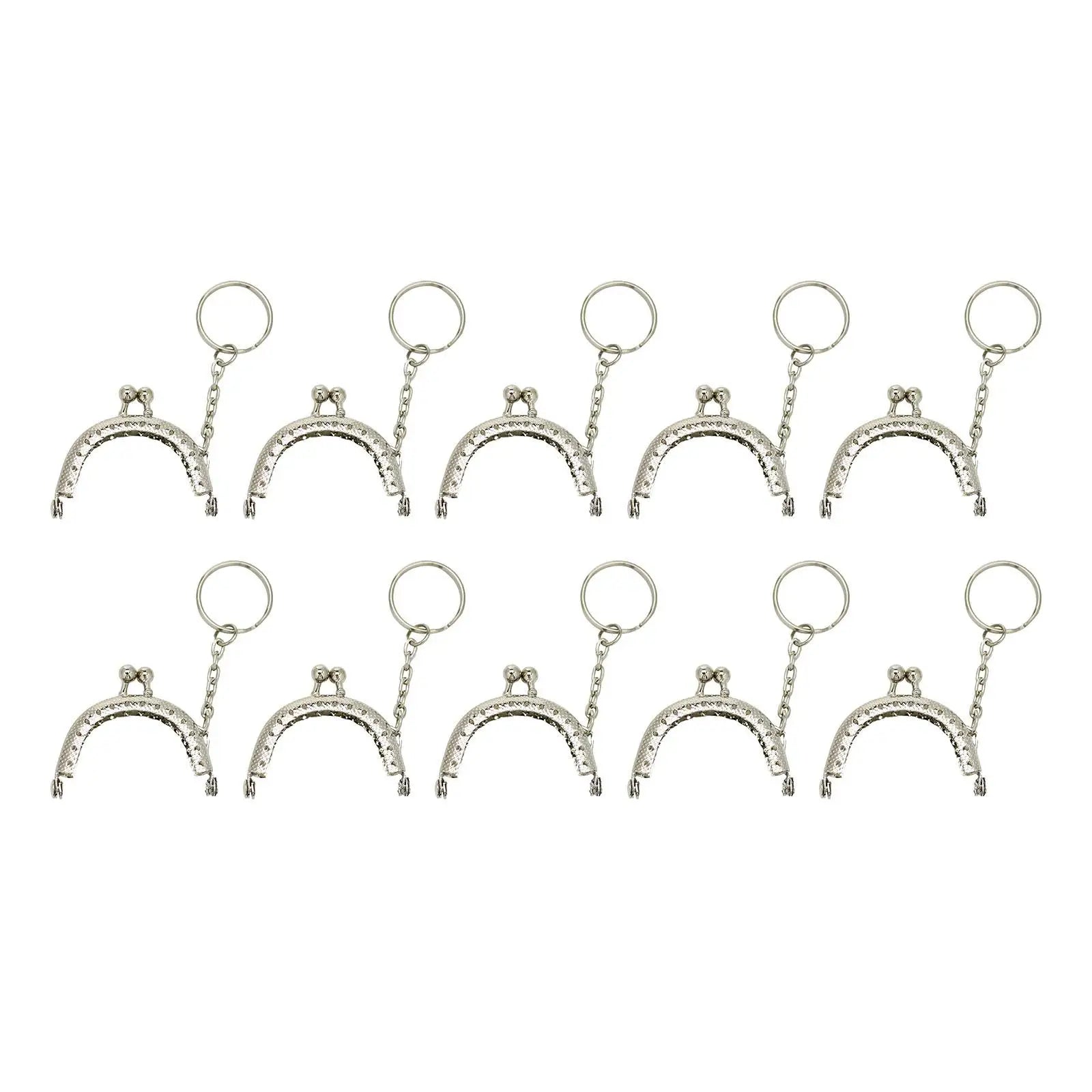 Purse clasp , 10Pcs 5cm Metal Purse  with , Coin Bag Accessories  for DIY Craft Good Vibrations