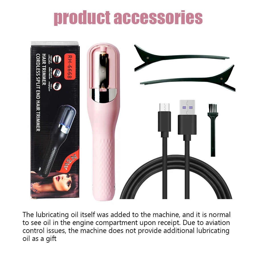 Hair End Cutting Machine Hair Split Ends Trimmer Automatic Split End Remover Damaged Hair Repair Care Treatment Good Vibrations