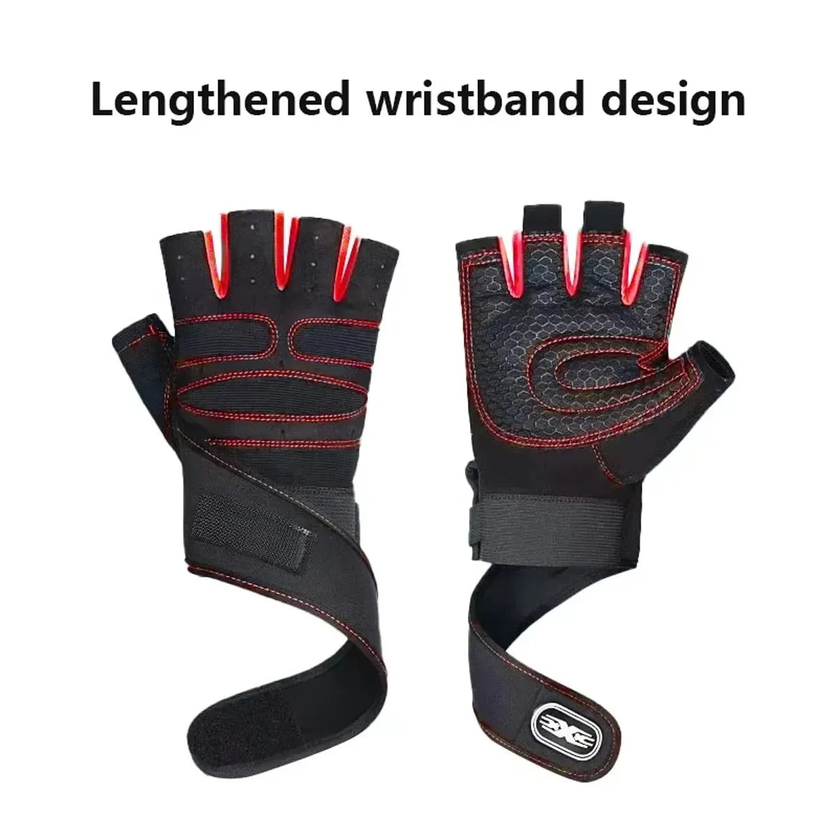 Men's Fitness Gloves Women's Fitness Weightlifting Wristband Gloves Fitness Training Sports Exercise Mountaineering Gloves Good Vibrations